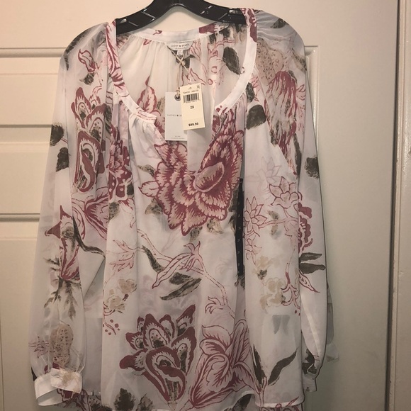 Lucky Brand Tops - Lucky Brand Floral Blouse
